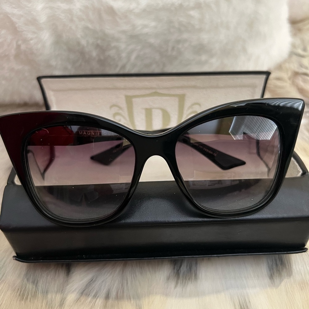 Dita Black Cat-Eye Sunglasses